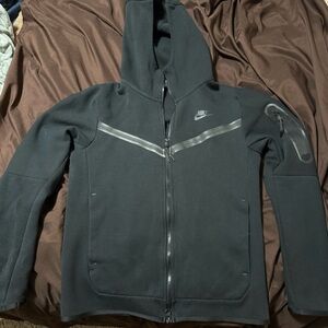 Nike Men's Black Nike Tech Fleece Jacket